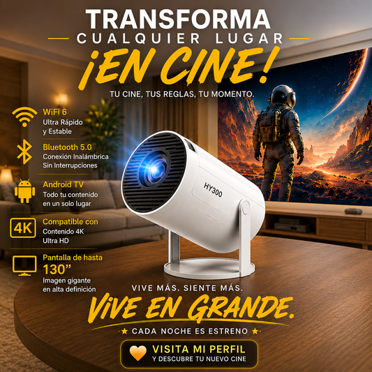 Mini Proyector Portátil Smart HY300