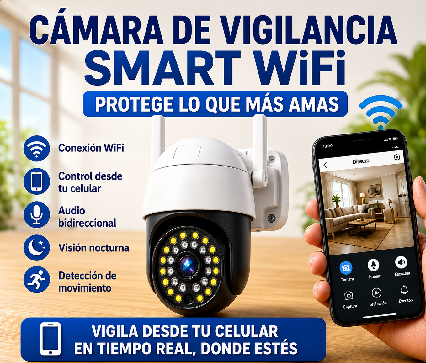 Camara Vigilancia Smart WIfi